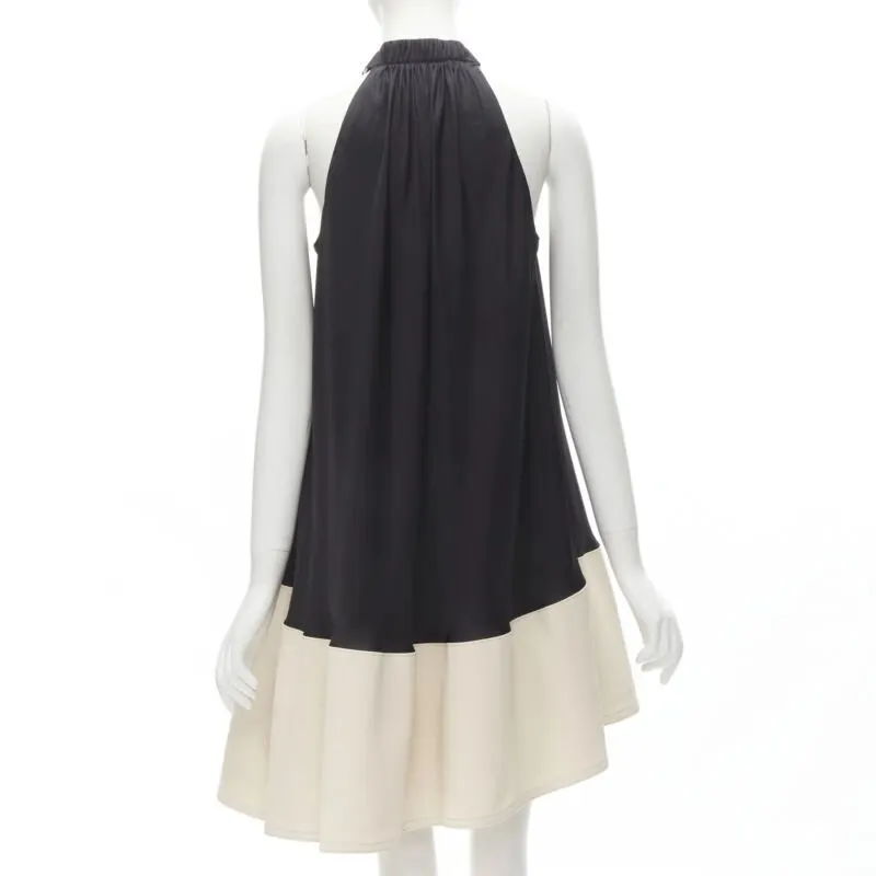 Tibi Patch Pocket Dress Black Polyester Never worn - Box View