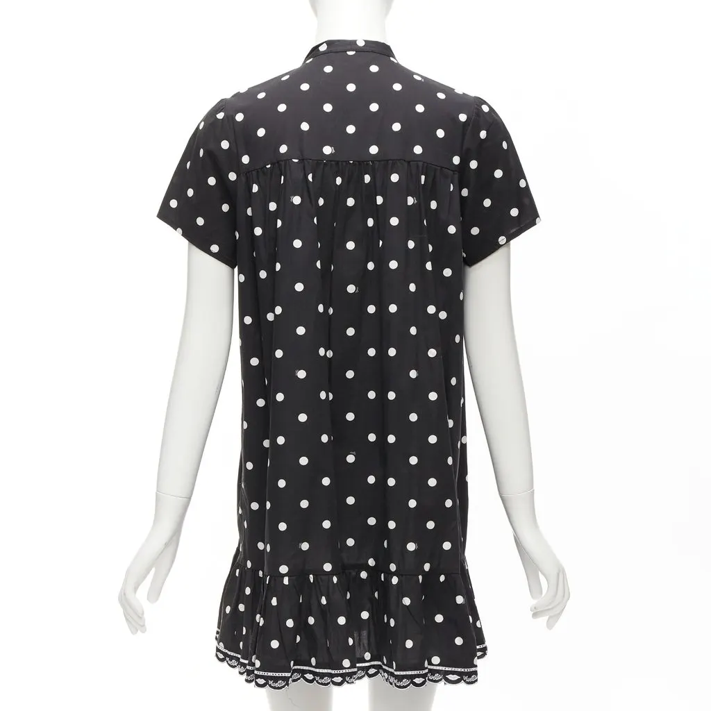 Vivetta Polka Dot Sundress Black Cotton Never worn - Box View