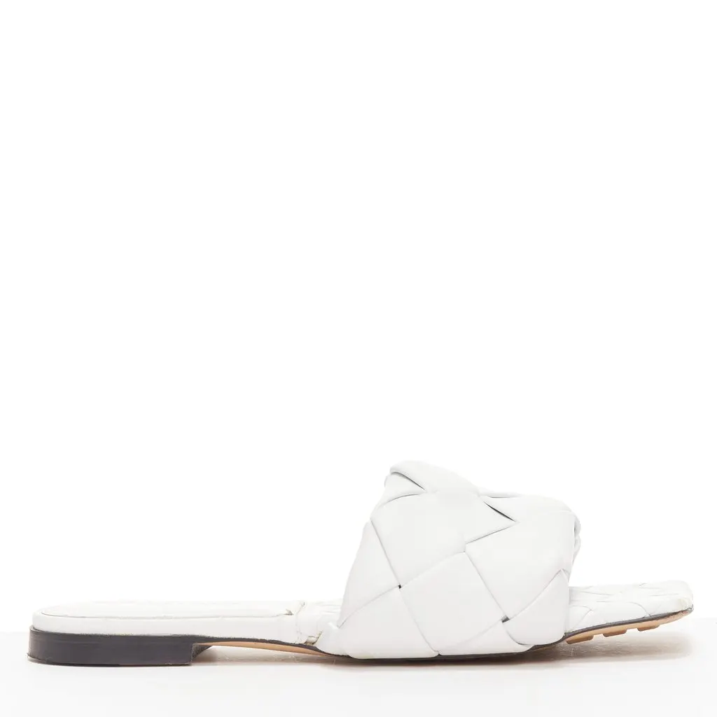 Bottega Veneta Lido White Leather Fair - Back View