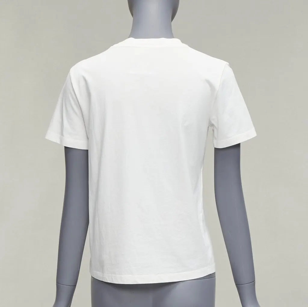 Moschino Beaded Bear Tee White Cotton Never worn - Box View