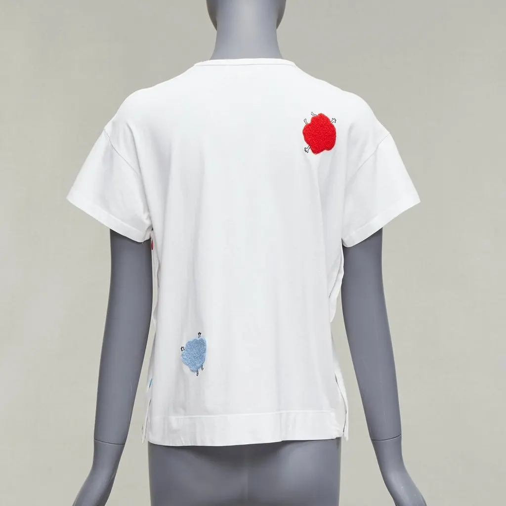 Mira Mikati Rainbow Sheep Tee White Cotton Never worn - Box View