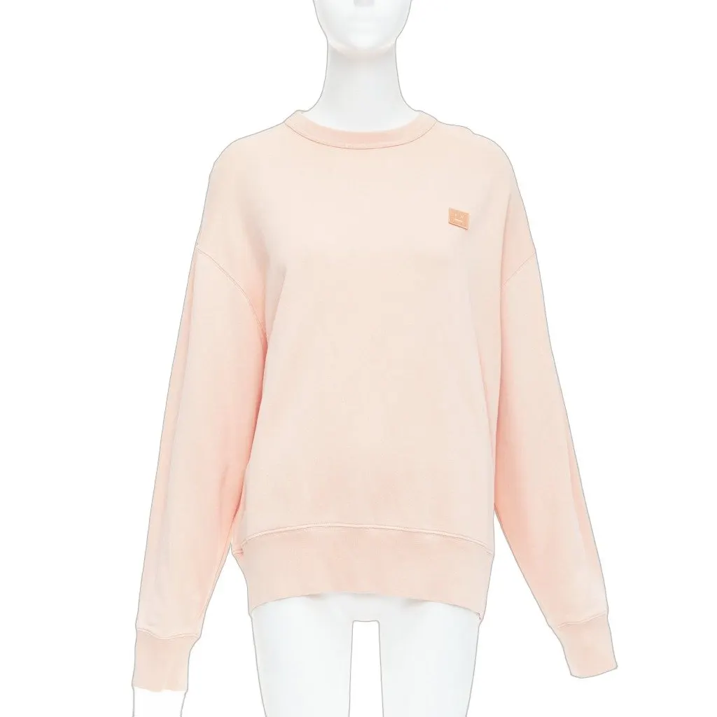 Acne Studios Fairah Face Pink Cotton Never worn - Front View