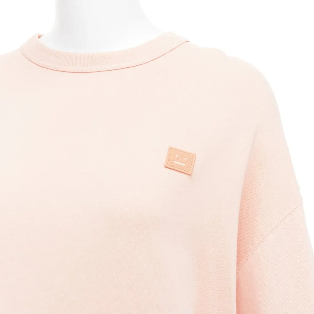 Acne Studios Fairah Face Pink Cotton Never worn - Back View
