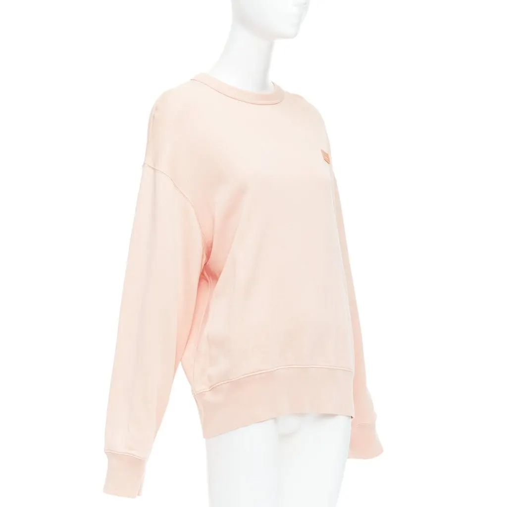 Acne Studios Fairah Face Pink Cotton Never worn - Inside View