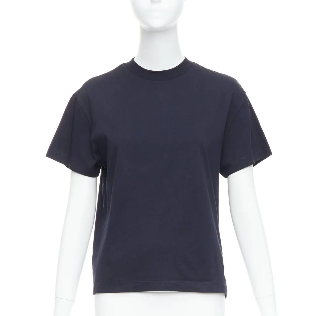 Jil Sander Logo Tee Set Black Cotton Good - Front View