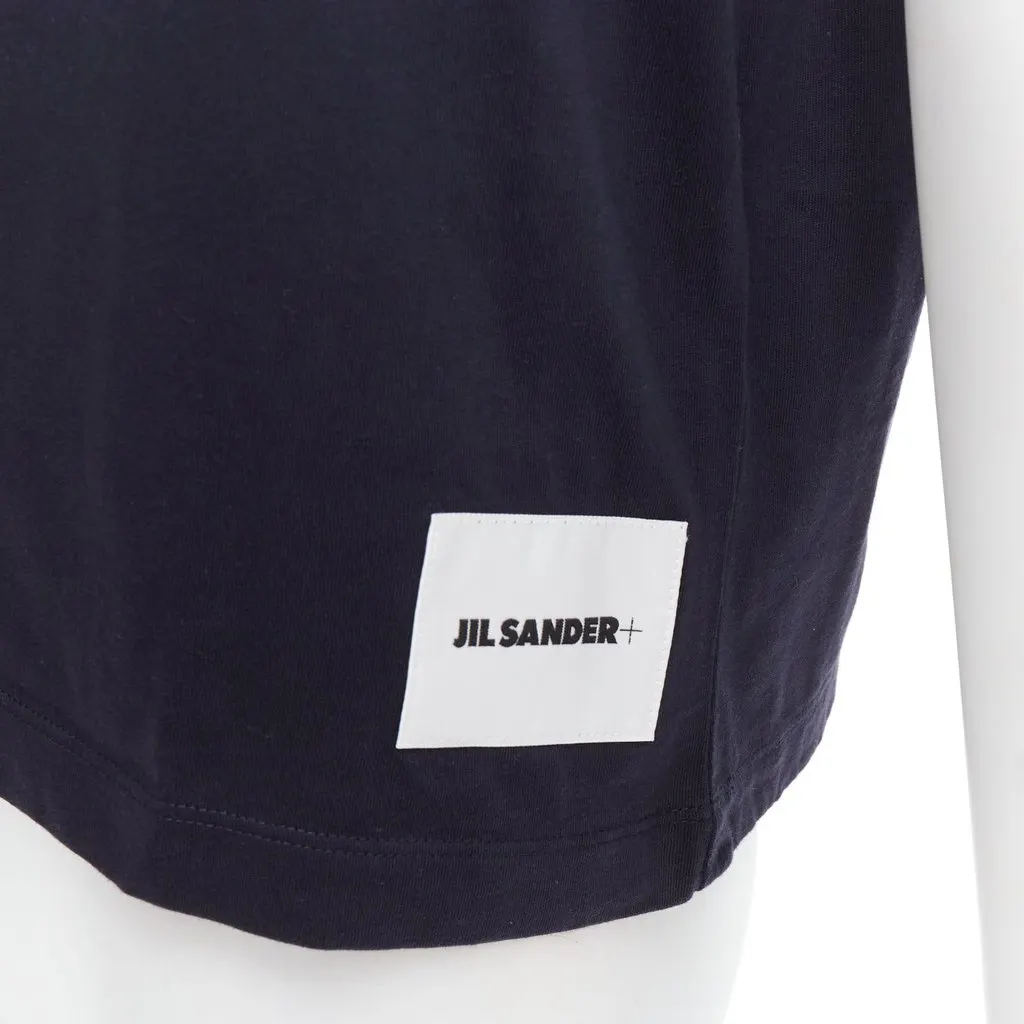 Jil Sander Logo Tee Set Black Cotton Good - Back View