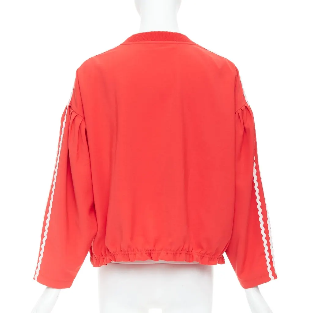 Vivetta Embroidered Pullover Red Polyester Good - Box View