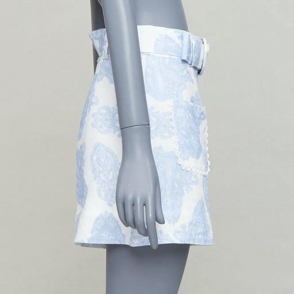 KEEPSAKE THE LABEL Cyclist Eco Shorts White Linen Very good - Model View