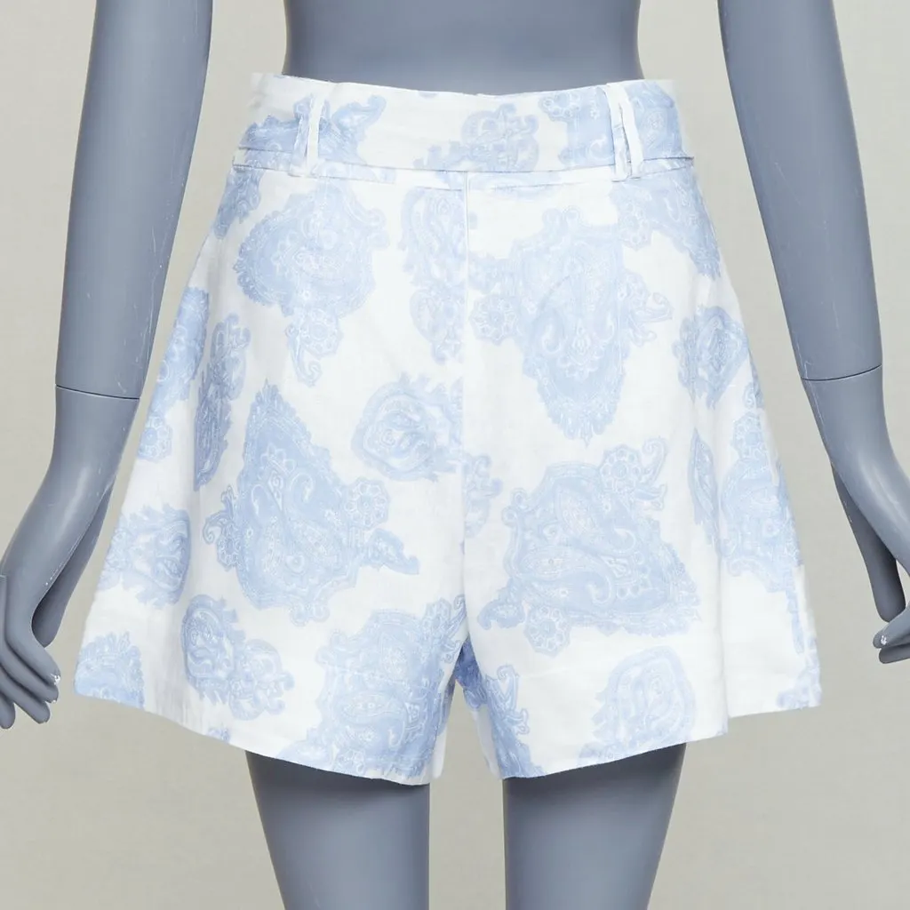 KEEPSAKE THE LABEL Cyclist Eco Shorts White Linen Very good - Box View