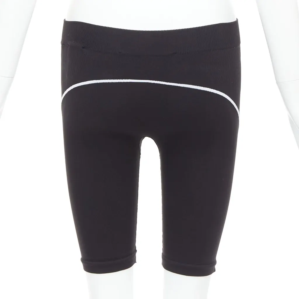Off-White Knitted Cyclist Shorts Black Polyamide Very good - Box View