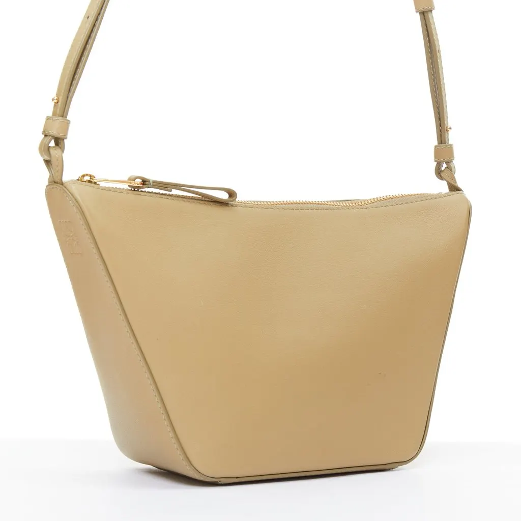 Loewe Mini Hammock Khaki Leather Very good - Back View