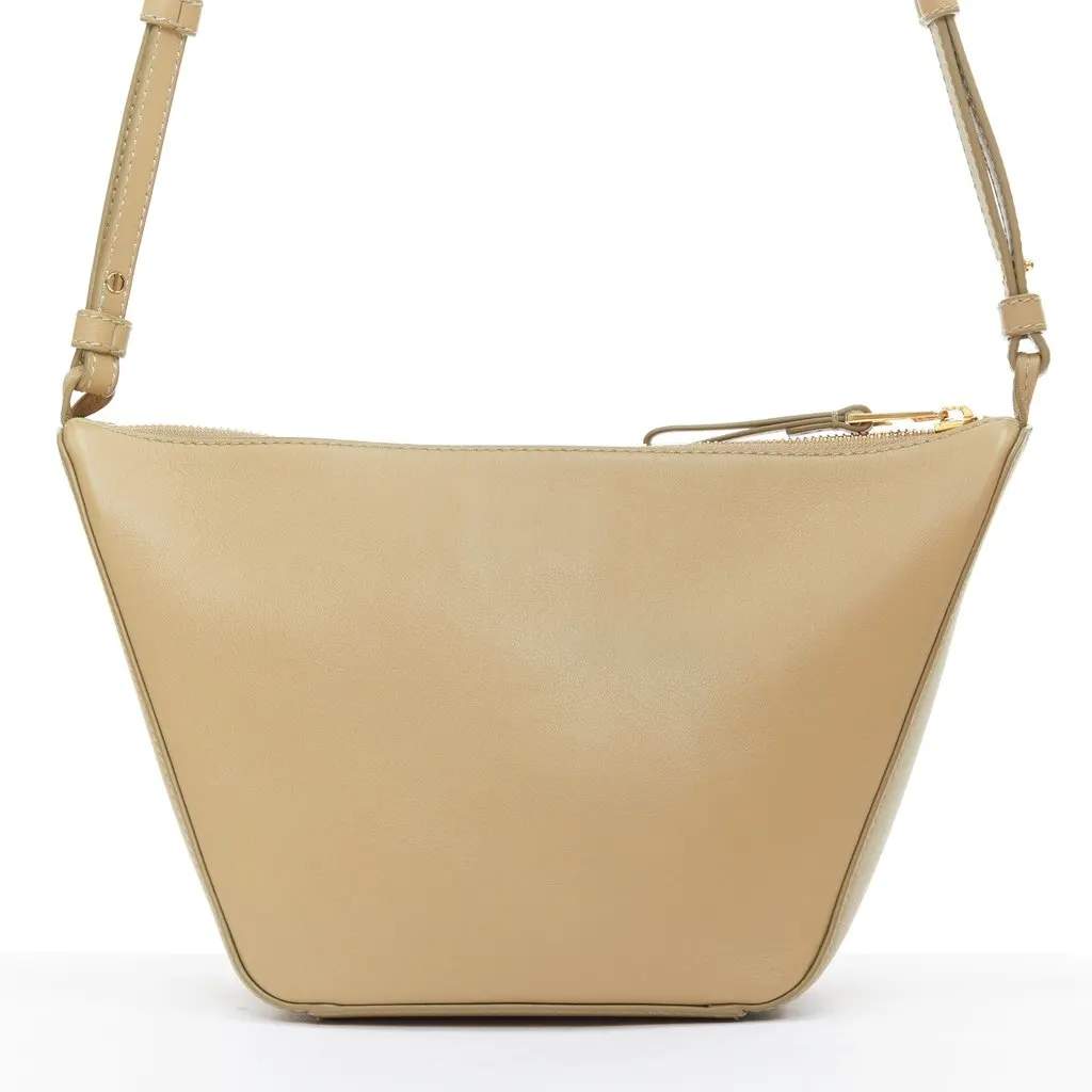 Loewe Mini Hammock Khaki Leather Very good - Model View