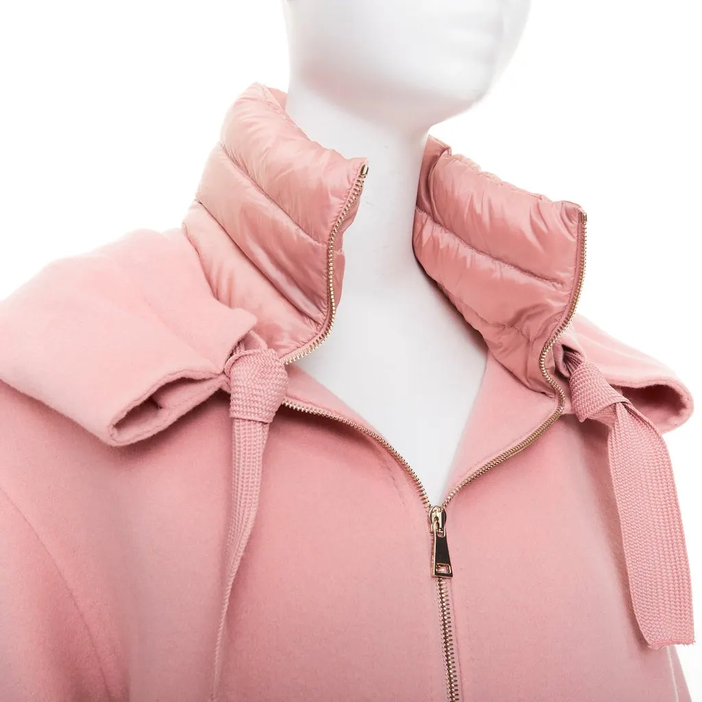 Moncler Pink Wool Knitwear Pink Wool Very good - Back View