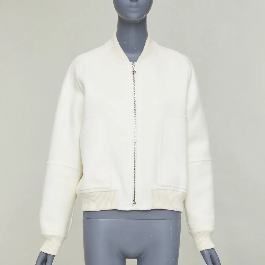 Hermès Ecru Cashmere Coat Beige Cashmere Very good - Back View