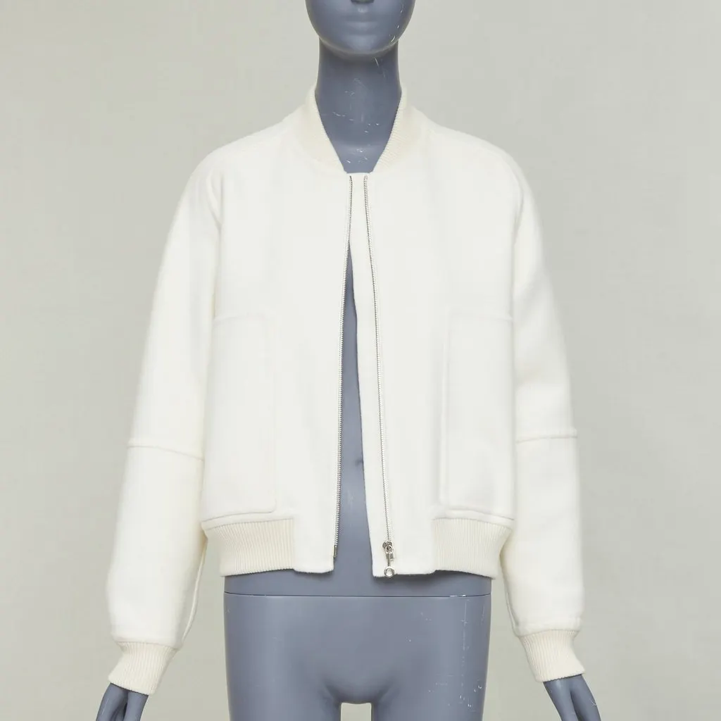 Hermès Ecru Cashmere Coat Beige Cashmere Very good - Inside View