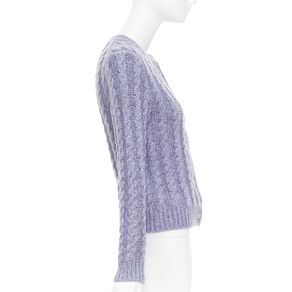 Miu Miu MMF8201330F0230 Purple Cashmere Very good - Box View