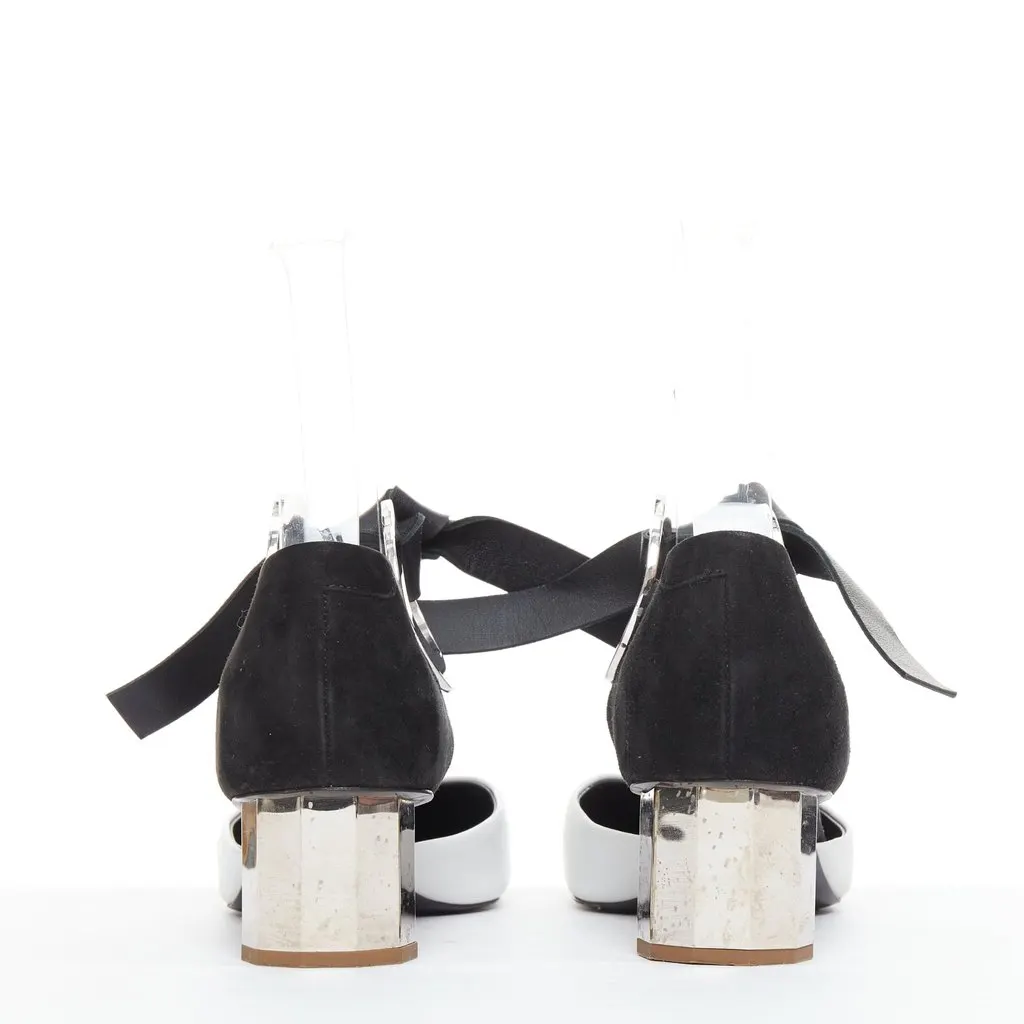 Proenza Schouler Black Leather Heels Black Leather Fair - Box View