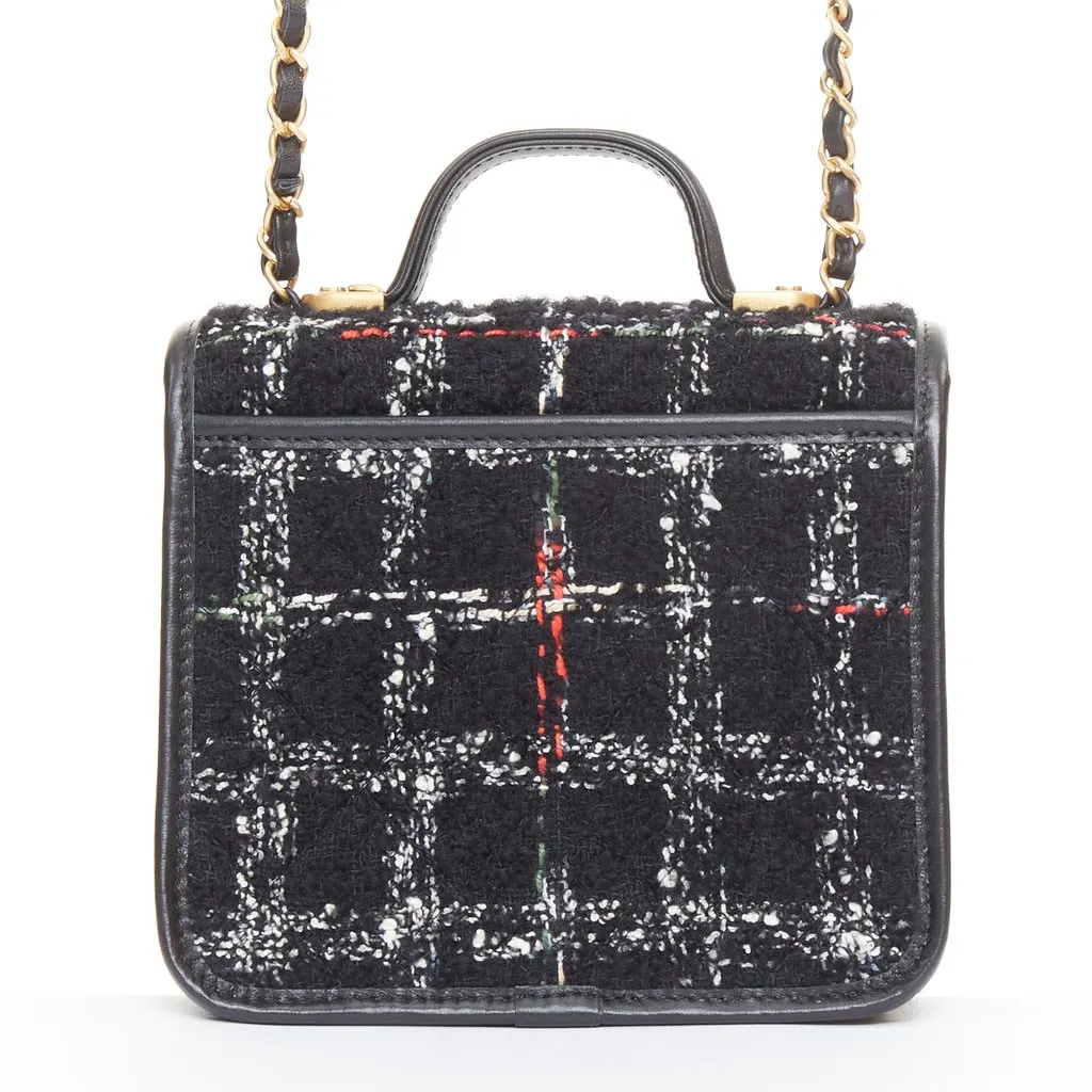 Chanel Tweed School Memory Black Tweed Very good - Box View
