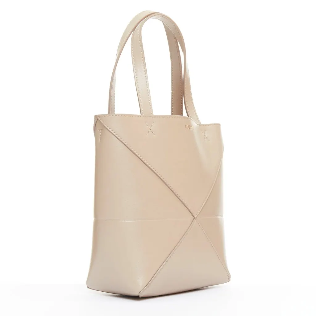 Loewe Puzzle Fold Beige Leather Very good - Inside View