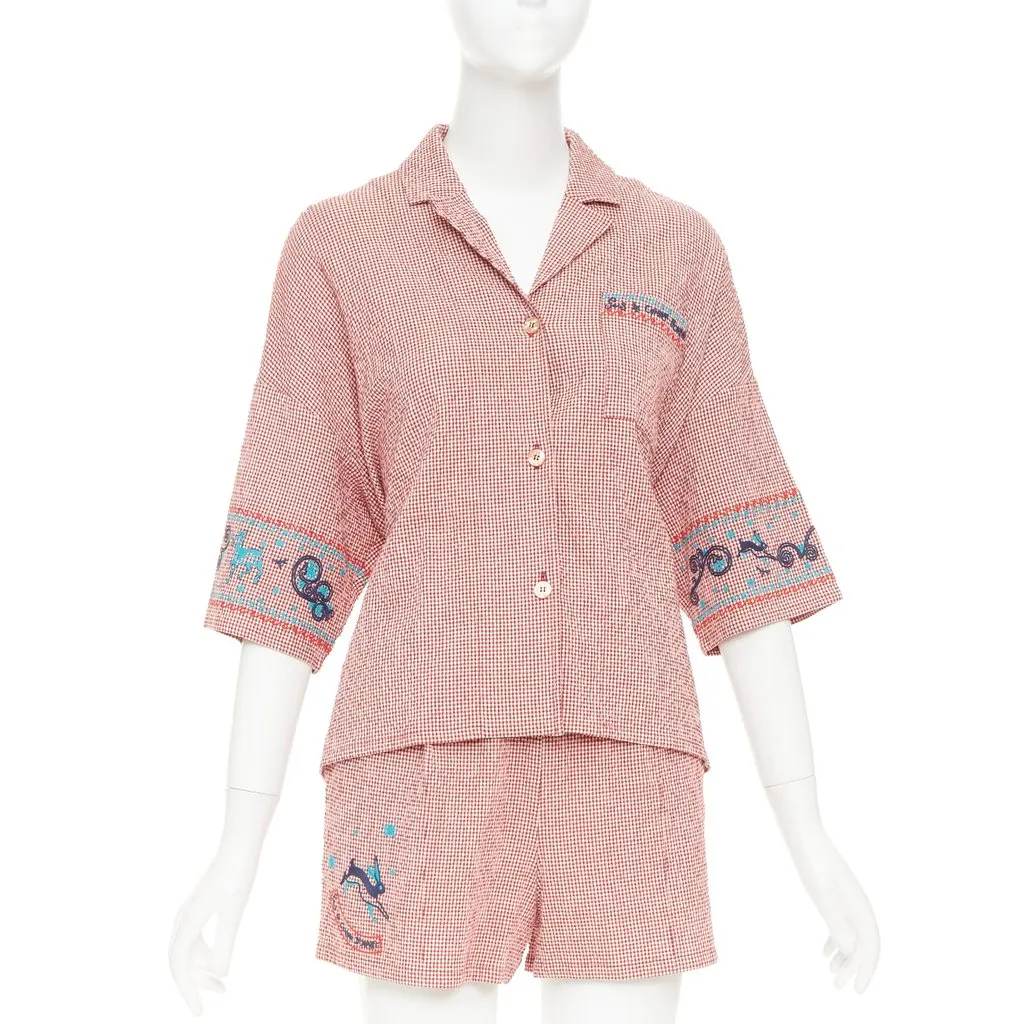 Hermès Red Cotton Top Red Cotton Very good - Front View