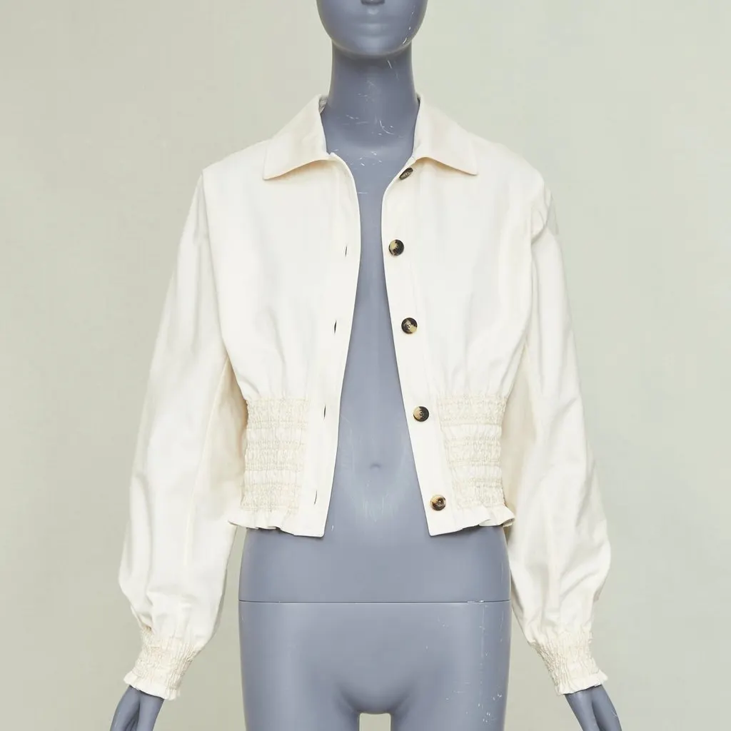 Hermès Beige Cotton Top Beige Cotton Never worn, with tag - Inside View