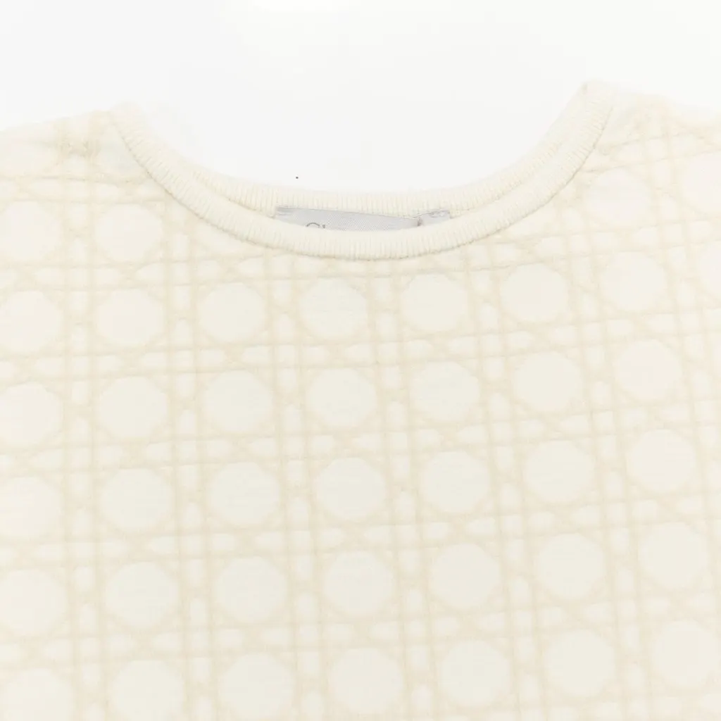 Dior Beige Cotton Wallet Beige Cotton Very good - Model View