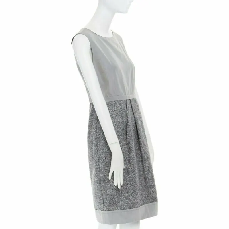 Max Mara Speckle Work Dress Grey Polyamide Very good - Inside View