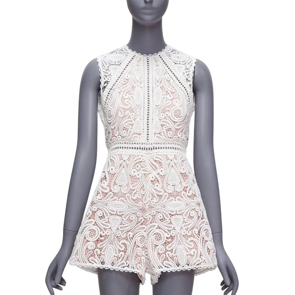 Alexis Makenna White Polyester Never worn, with tag - Front View