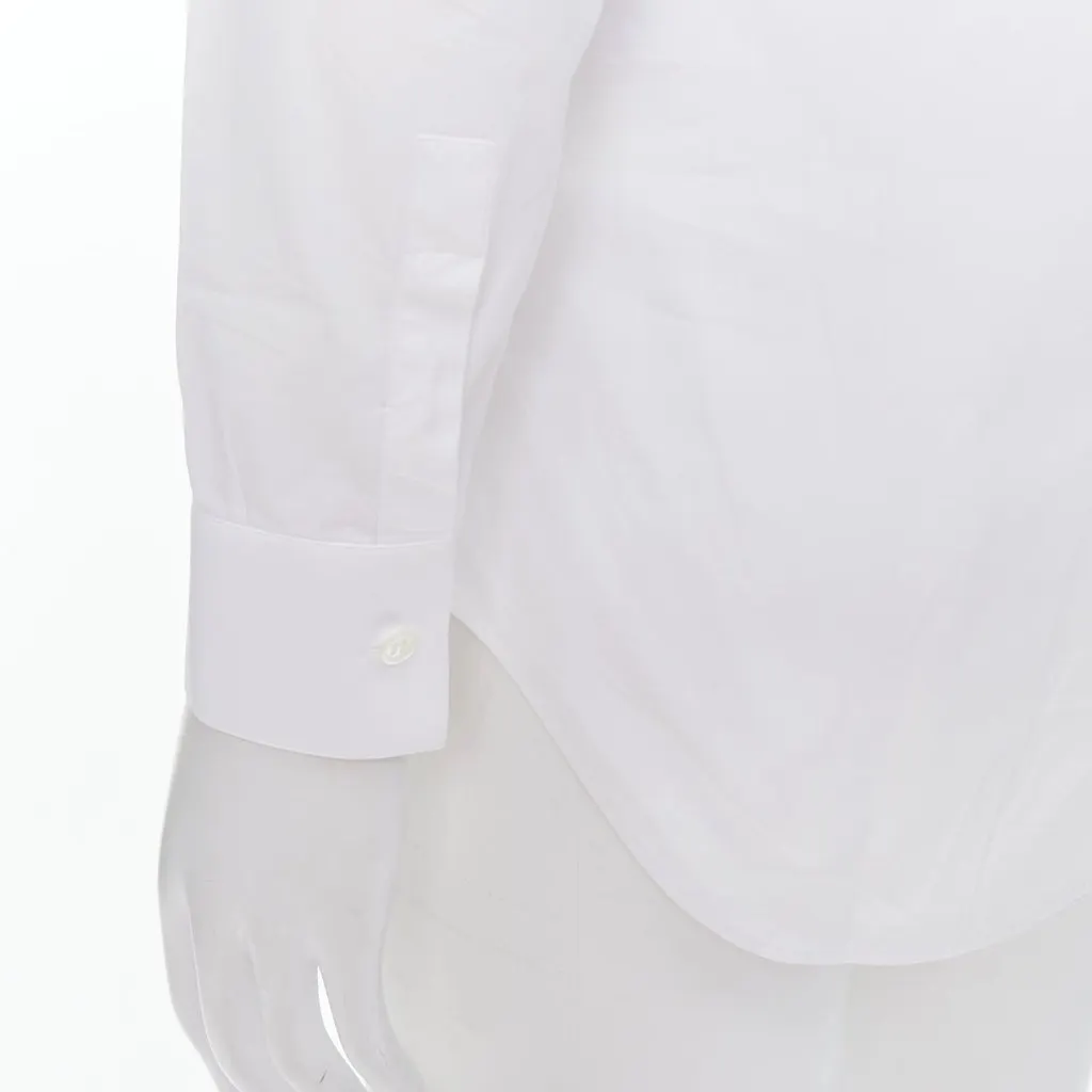 Dior Plain Dress Shirt White Cotton Very good - Back View