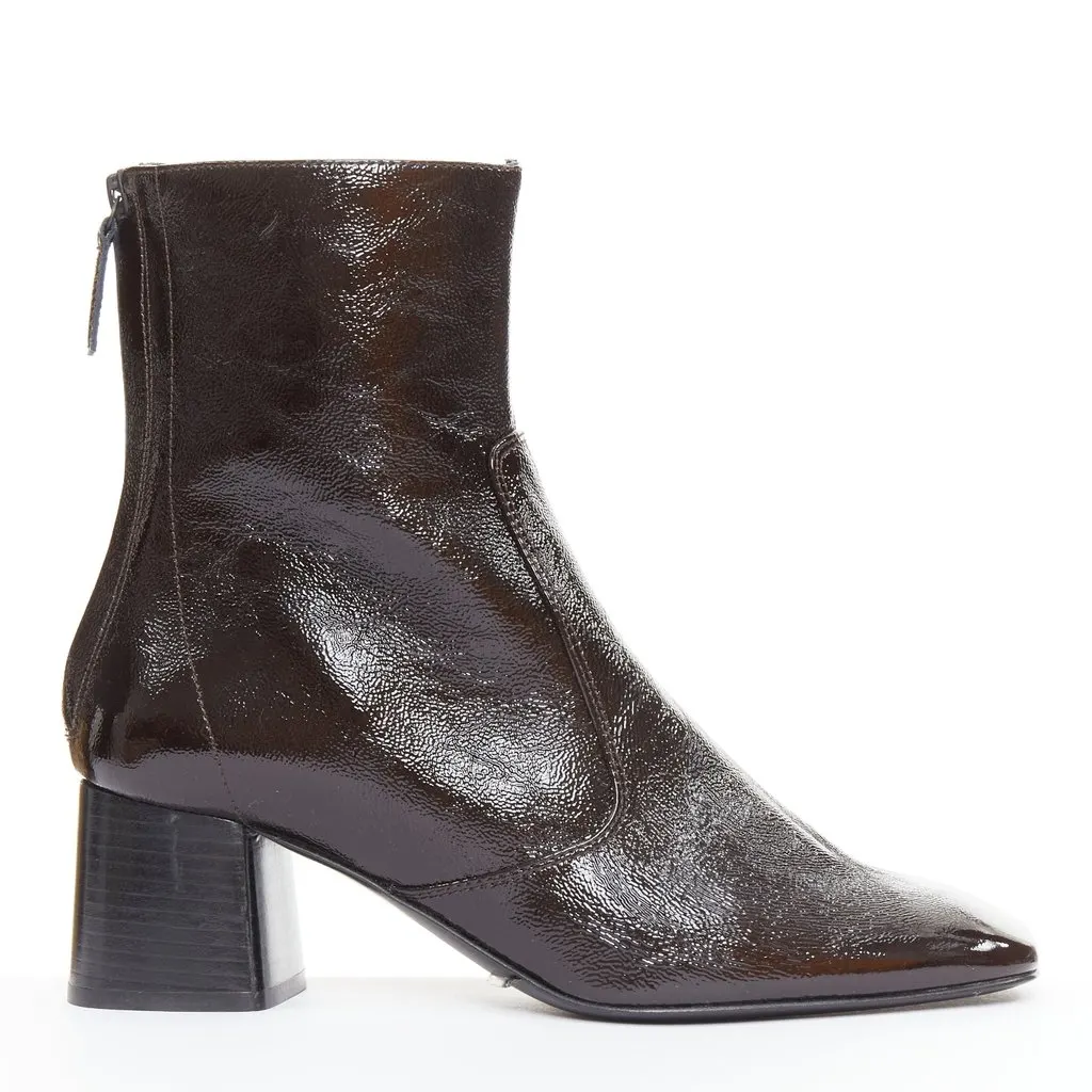 Sandro Black Leather Boots Black Leather Never worn - Front View