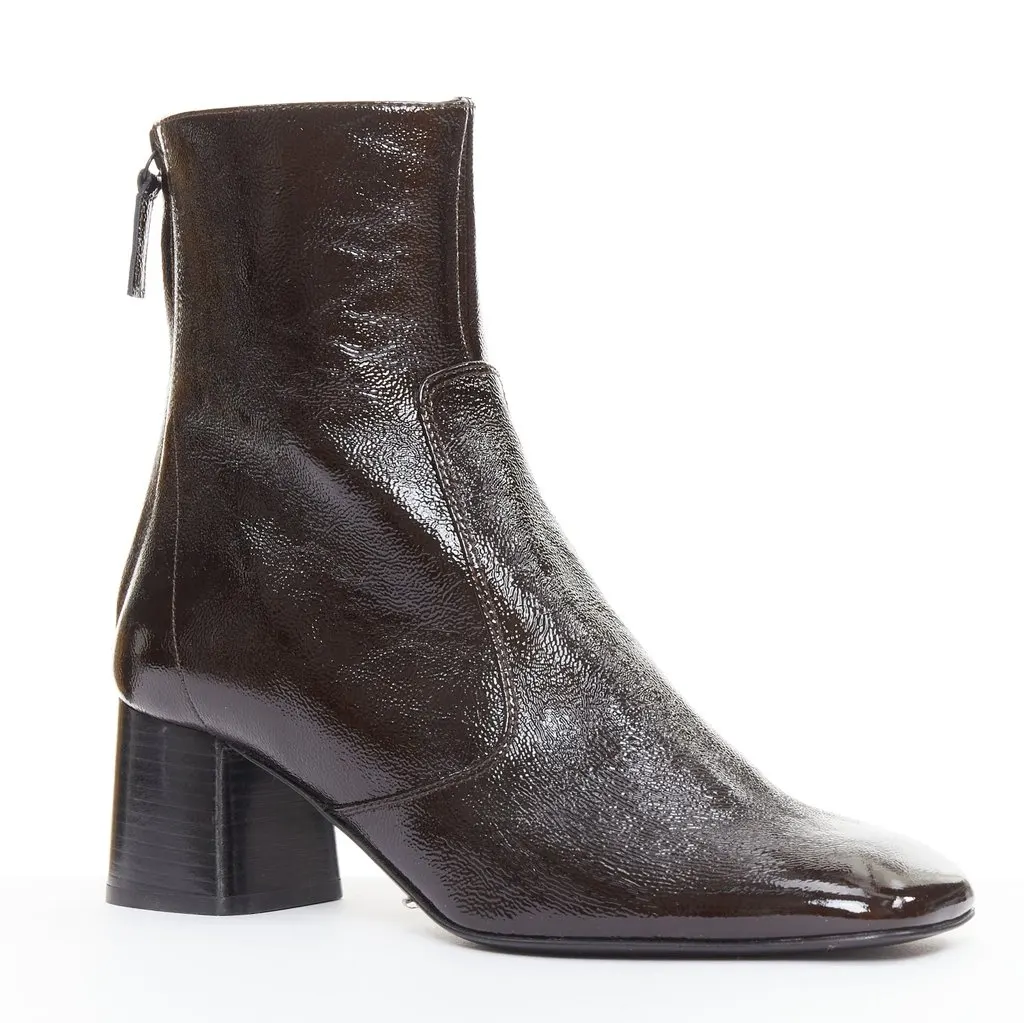 Sandro Black Leather Boots Black Leather Never worn - Back View