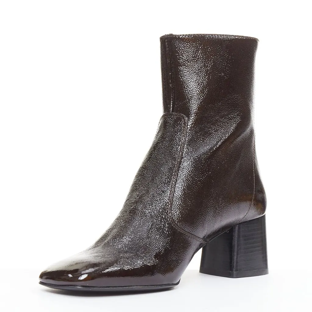Sandro Black Leather Boots Black Leather Never worn - Model View
