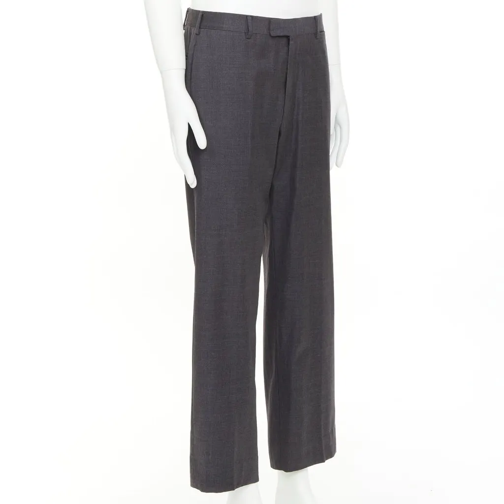 Hermès Grey Wool Trouser Grey Wool Very good - Inside View