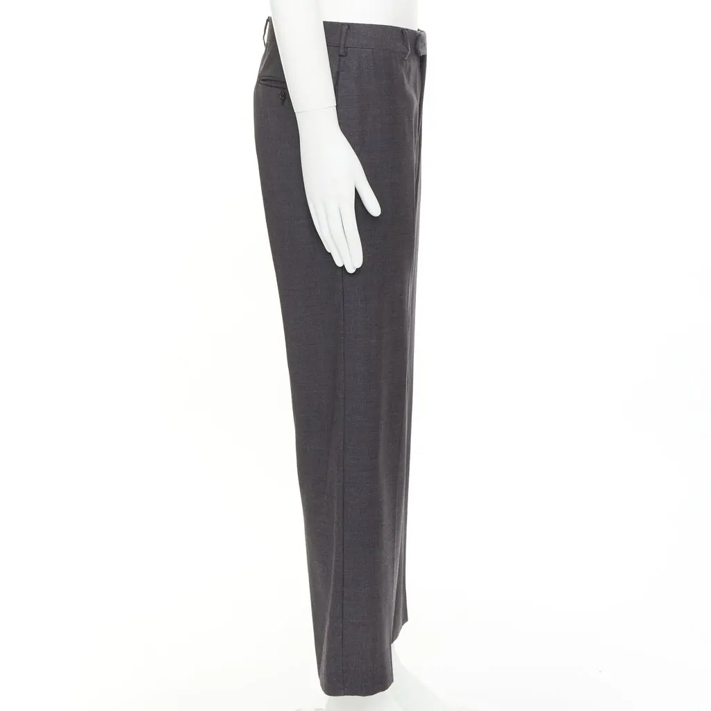 Hermès Grey Wool Trouser Grey Wool Very good - Model View