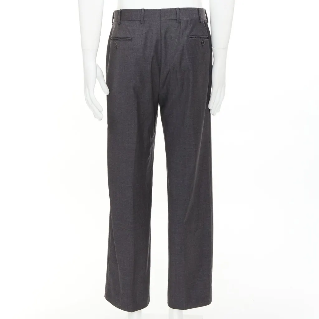 Hermès Grey Wool Trouser Grey Wool Very good - Box View