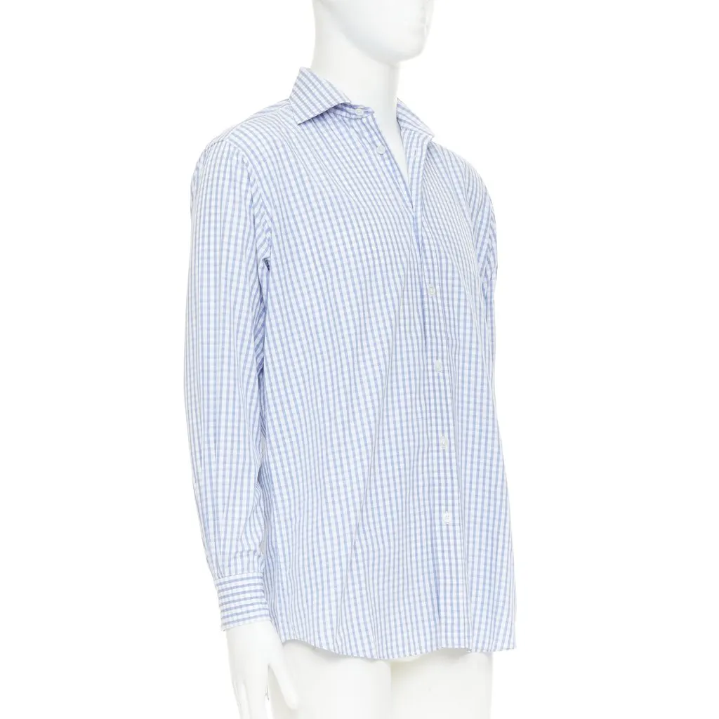 Hermès White Cotton Shirt White Cotton Very good - Inside View