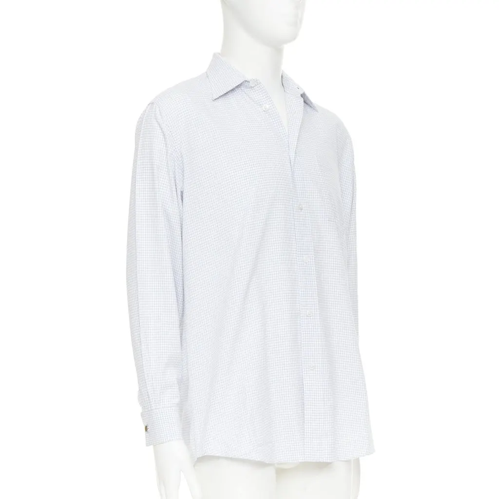 Hermès White Cotton Shirt White Cotton Very good - Inside View