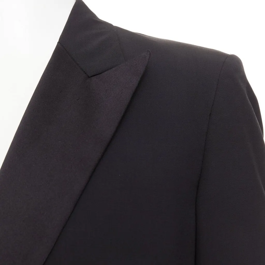 Hermès Black Wool Jacket Black Wool Very good - Back View