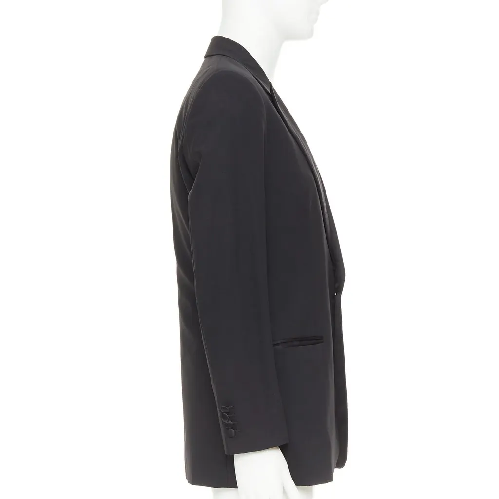Hermès Black Wool Jacket Black Wool Very good - Model View
