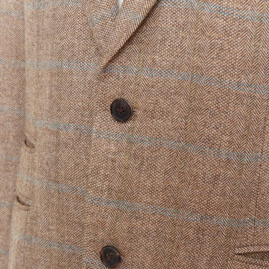 Hermès Brown Wool Jacket Brown Wool Very good - Back View