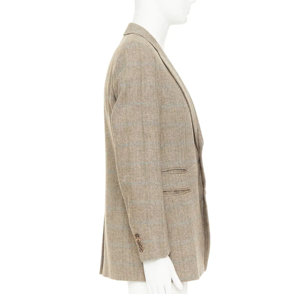Hermès Brown Wool Jacket Brown Wool Very good - Model View