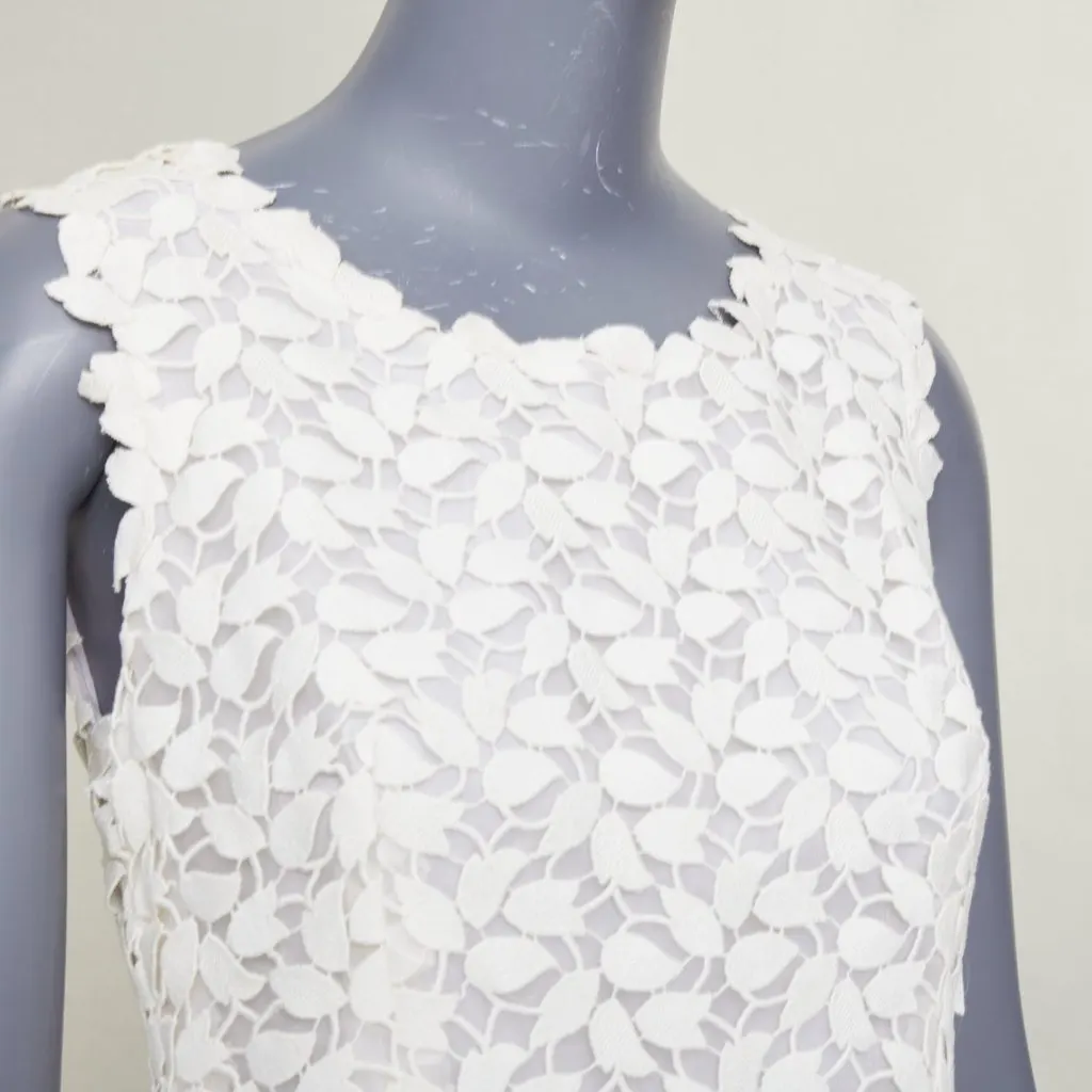 Oscar de la Renta Iso Beige Cotton Good - Back View