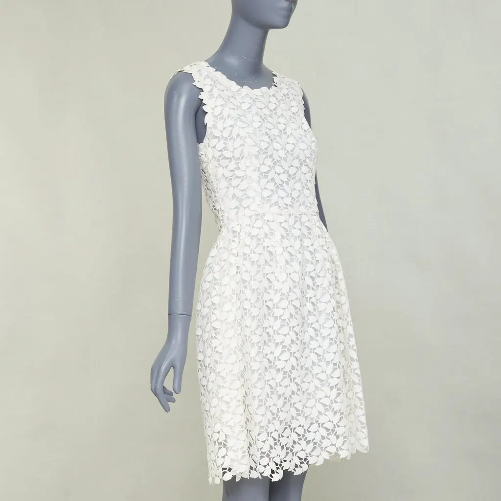 Oscar de la Renta Iso Beige Cotton Good - Inside View