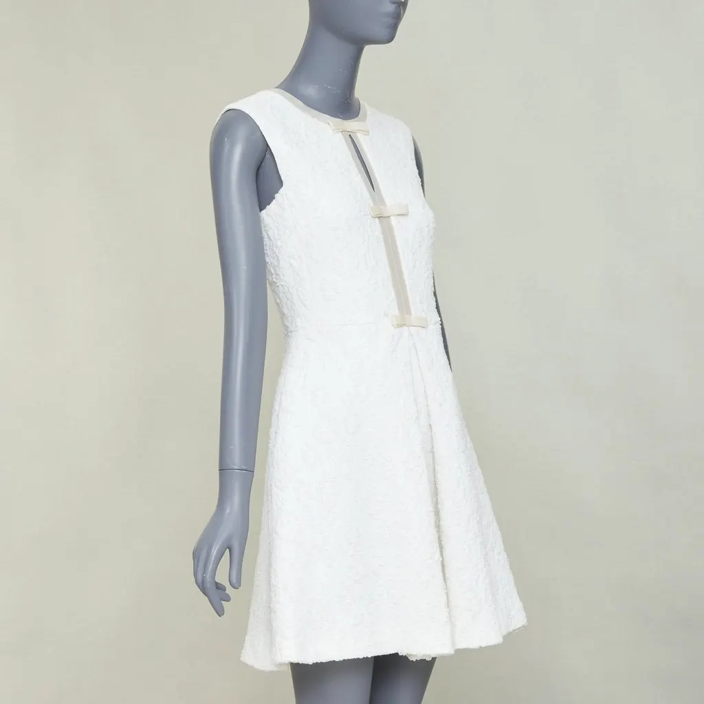 Giambattista Valli White Polyester Dress White Polyester Good - Inside View