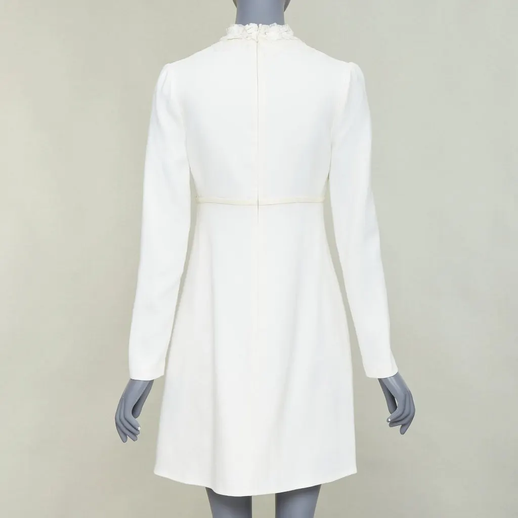 Giambattista Valli Ecru Wool Dress Beige Wool Fair - Box View