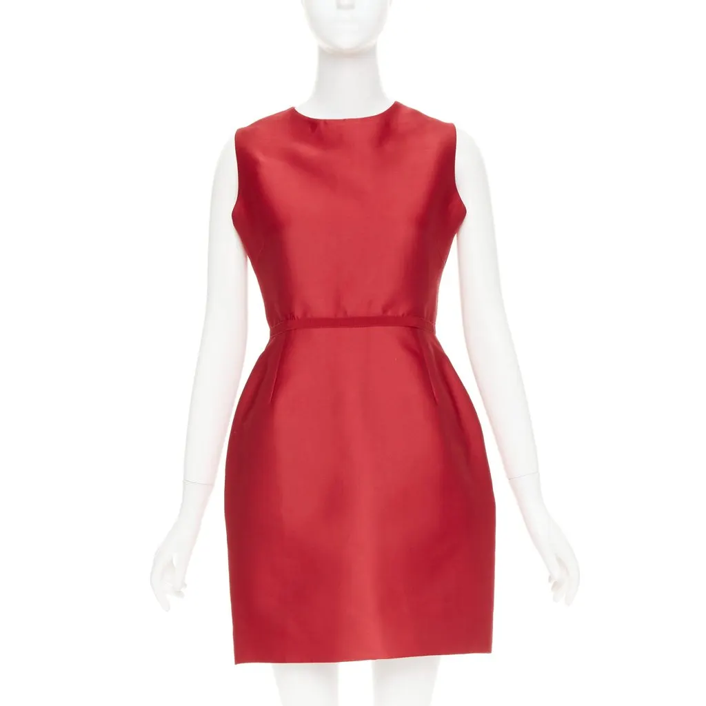Giambattista Valli Red Polyester Dress Red Polyester Very good - Front View