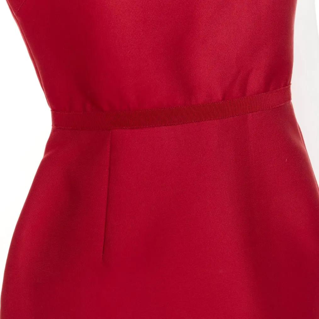 Giambattista Valli Red Polyester Dress Red Polyester Very good - Back View