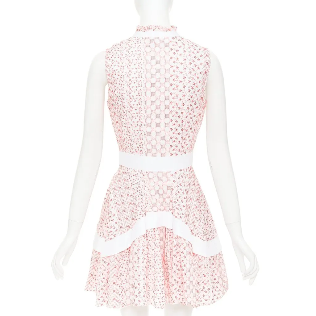 Alexis White Cotton Dress White Cotton Good - Box View
