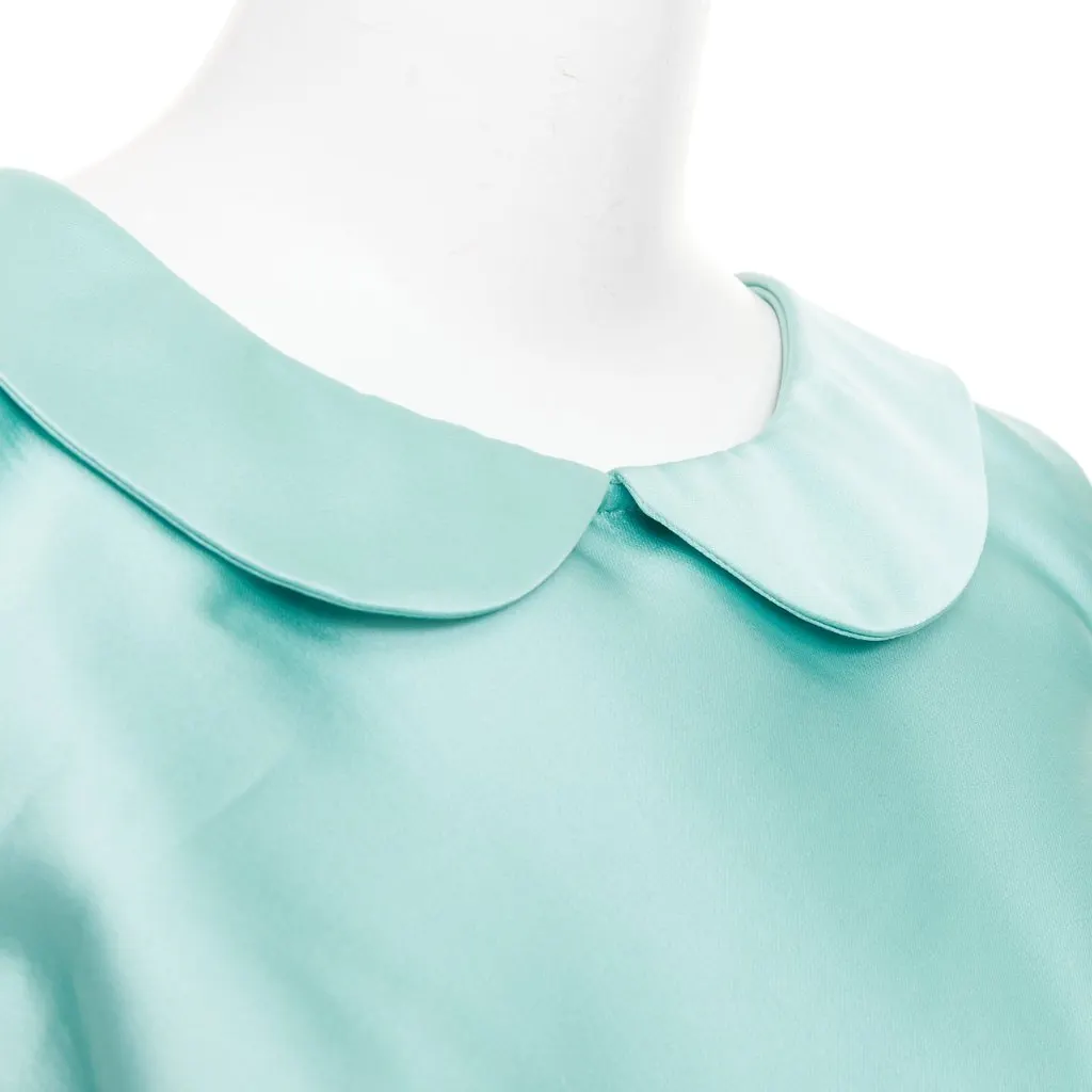 Rochas RCA421A Blue Polyester Never worn, with tag - Back View