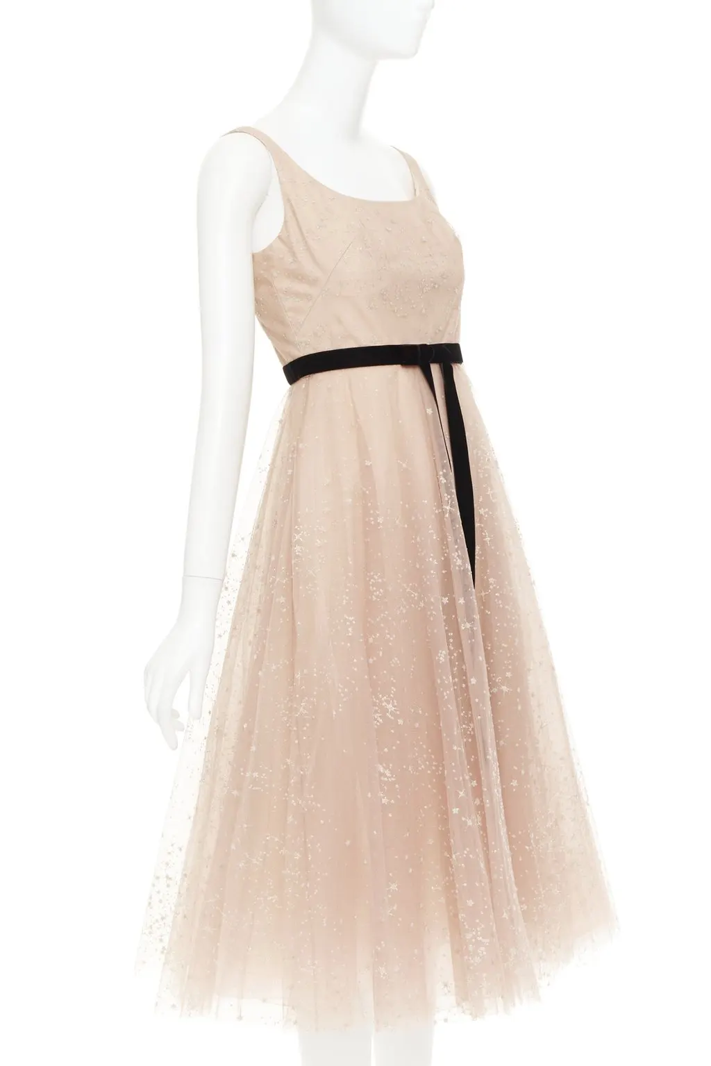 Marchesa Beige Polyester Dress Beige Polyester Very good - Inside View
